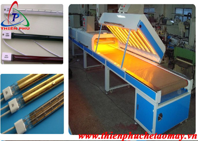 Băng tải sấy đèn hồng ngoại Băng tải sấy đèn hồng ngoại